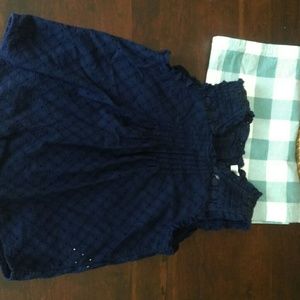Forever 21 girls navy blouse